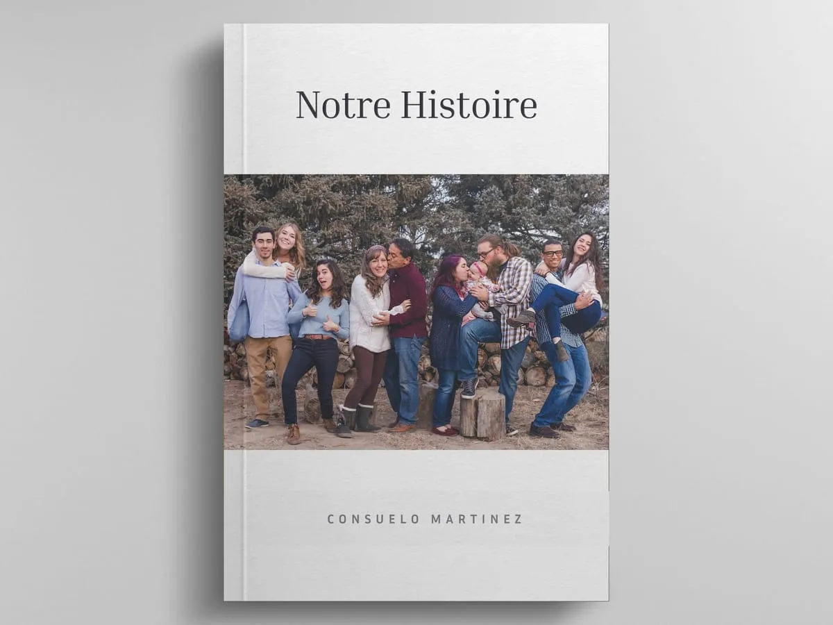 Book cover customization preview