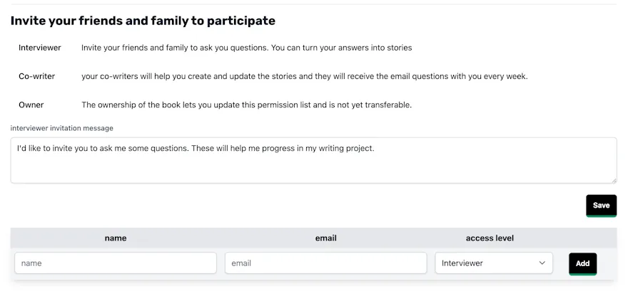 Illustration de l'annonce des fonctionnalités de collaboration Life Story AI